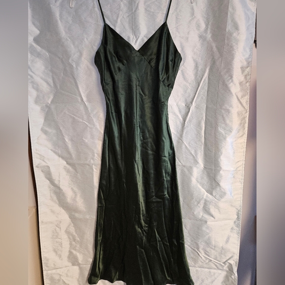 Silk Maison Satin Silk Maxi Slip Dress - Picture 1 of 5